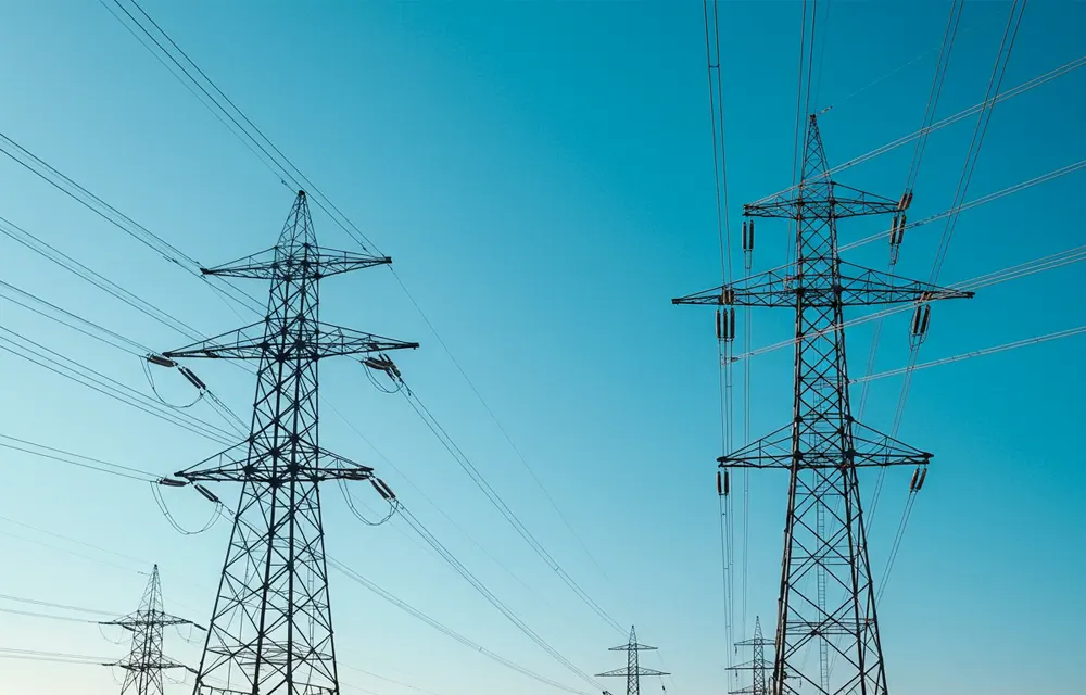 electricity pylons
